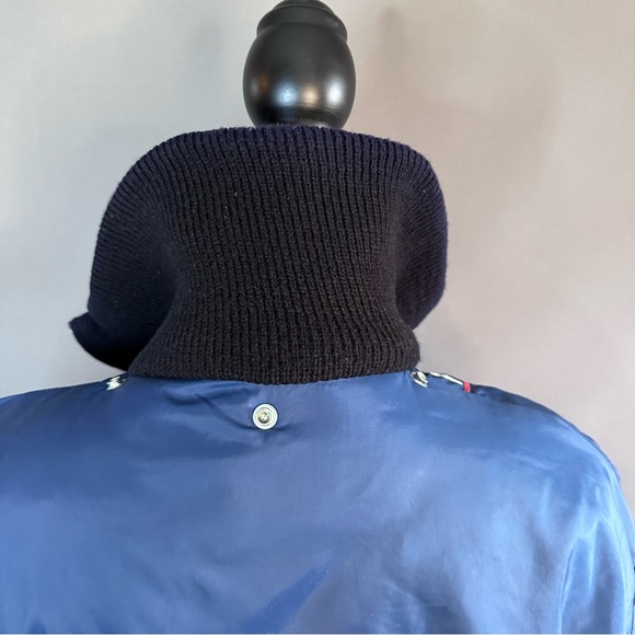 Sold Vintage Horizon Chevrolet Corvette Jacket Quilted Racing Coat Blue - Picture 9 of 15